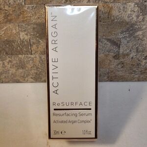 Active Argan ReSURFACE Resurfacing Serum 1.0oz Activated Argan Complex New Boxed